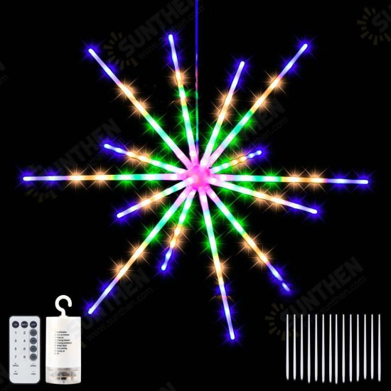 LED String Lights Hanging Starburst Lamp DIY Firework Stream Lights Christmas Garland Festival Decor Remote Twinkle Lights LED String Lights Hanging Starburst Lamp DIY Firework Stream Lights Christmas Garland Festival Decor Remote Twinkle Lights