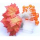 LED String Lights Maple Leaves Garland LED Fairy Lights for Christmas Decoration Halloween Pumpkin Holiday Party
