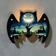 Lights Decorative Led Lights Lamp Night Light Bat Pumpkin Ghost Skull Light