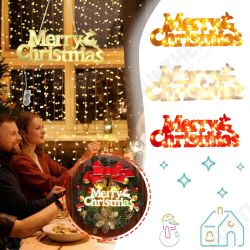 Merry Christmas Neon Night Light Hanging Tree Decoration Lights Letter Modeling Lights Outdoor Lamp Christmas For Garden Decoration Merry Christmas Neon Night Light Hanging Tree Decoration Lights Letter Modeling Lights Outdoor Lamp Christmas For Garden Decoration