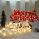 Merry Christmas Neon Night Light Hanging Tree Decoration Lights Letter Modeling Lights Outdoor Lamp Christmas For Garden Decoration