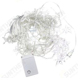 Multi 3.5M 100SMD Five-Pointed Star LED String Curtain Lights Christmas Lights Xmas Wedding Decor 110V Multi 3.5M 100SMD Five-Pointed Star LED String Curtain Lights Christmas Lights Xmas Wedding Decor 110V