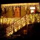 Multi 3.5M 100SMD Five-Pointed Star LED String Curtain Lights Christmas Lights Xmas Wedding Decor 110V Multi 3.5M 100SMD Five-Pointed Star LED String Curtain Lights Christmas Lights Xmas Wedding Decor 110V