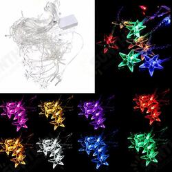 Multi 3.5M 100SMD Five-Pointed Star LED String Curtain Lights Xmas Wedding Decor 220V Multi 3.5M 100SMD Five-Pointed Star LED String Curtain Lights Xmas Wedding Decor 220V