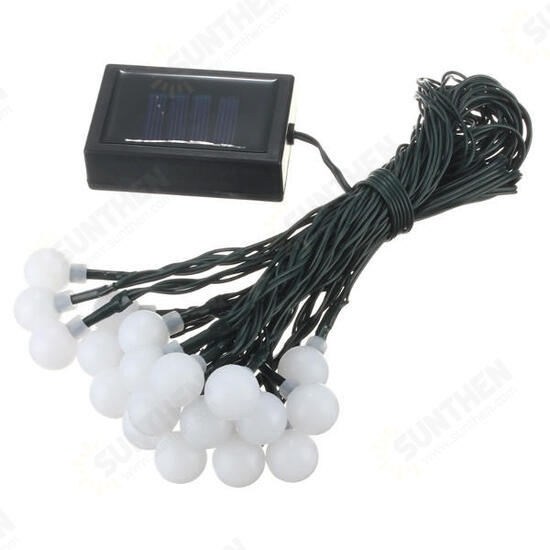 Multi-Color Solar Power 20LED Light Fairy String Lamp Garden Xmas Wedding Decoration Multi-Color Solar Power 20LED Light Fairy String Lamp Garden Xmas Wedding Decoration
