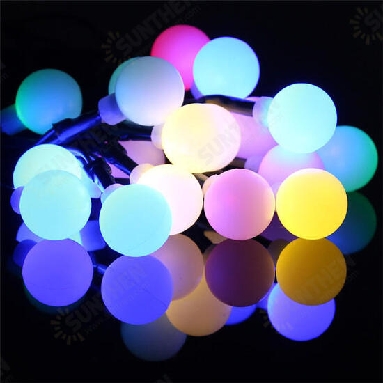 Multi-Color Solar Power 20LED Light Fairy String Lamp Garden Xmas Wedding Decoration Multi-Color Solar Power 20LED Light Fairy String Lamp Garden Xmas Wedding Decoration
