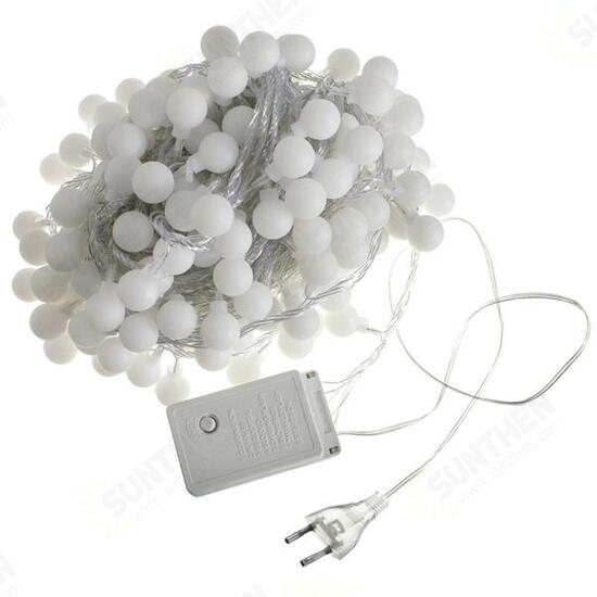 New 20m 200 LED Colourful Ball String Fairy Light Wedding Party Christmas Garden Decor New 20m 200 LED Colourful Ball String Fairy Light Wedding Party Christmas Garden Decor