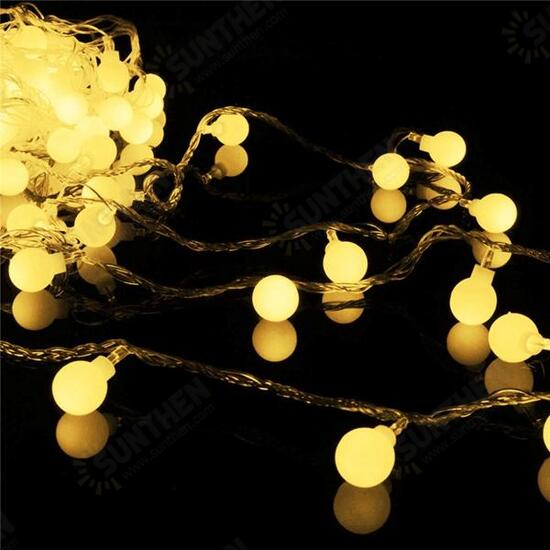 New 20m 200 LED Colourful Ball String Fairy Light Wedding Party Christmas Garden Decor New 20m 200 LED Colourful Ball String Fairy Light Wedding Party Christmas Garden Decor