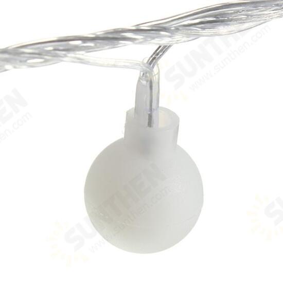 New 20m 200 LED Waterproof Colourful Ball String Fairy Light Wedding Party Holiday Decor 110V