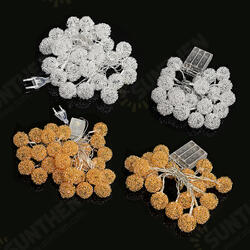 Outdooors Metal Wire Ball String HoliDay Light Xmas Party Christmas Wedding Decor Outdooors Metal Wire Ball String HoliDay Light Xmas Party Christmas Wedding Decor