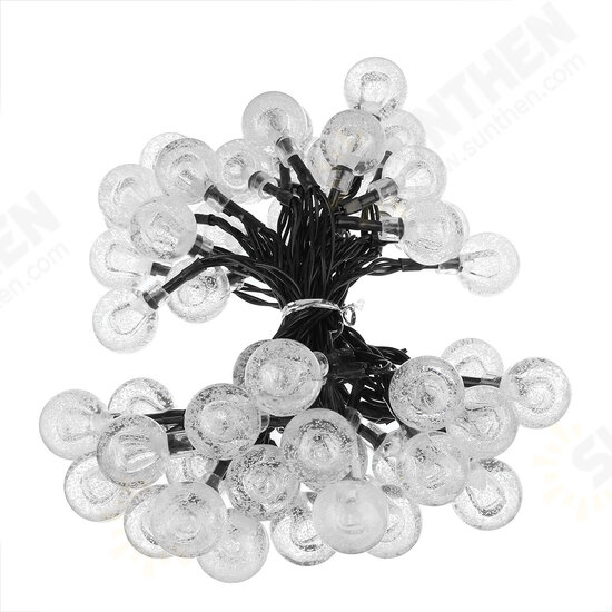 Outdoor 9.5M 50LEDs String Ball Light Remote Control 8 Modes Waterproof Garden Party Wedding Christmas Decor