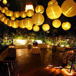 Outdoor Lantern Solar String Fairy Lights 10/20/30 LED For Party Wedding Decor Outdoor Lantern Solar String Fairy Lights 10/20/30 LED For Party Wedding Decor