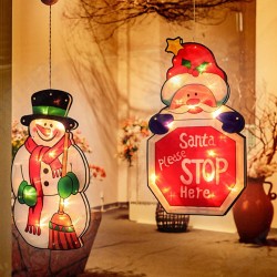 Santa Claus LED Suction Cup Window Hanging Light Christmas Atmosphere Scene Festival Decorative Lamp Christmas Decorations Clearance Christmas Lights Santa Claus LED Suction Cup Window Hanging Light Christmas Atmosphere Scene Festival Decorative Lamp Christmas Decorations Clearance Christmas Lights
