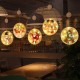Santa Claus Snowman Elk Merry Christmas Tree Window Hanging Battery Powered LED Night Light for Holiday Home Decor Santa Claus Snowman Elk Merry Christmas Tree Window Hanging Battery Powered LED Night Light for Holiday Home Decor