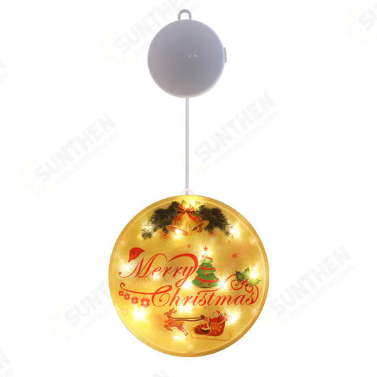 Santa Claus Snowman Elk Merry Christmas Tree Window Hanging Battery Powered LED Night Light for Holiday Home Decor Santa Claus Snowman Elk Merry Christmas Tree Window Hanging Battery Powered LED Night Light for Holiday Home Decor