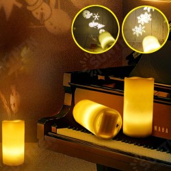 Snowflake Snowman Christmas Tree Battery Operated Candle Night Light LED Projector Desk Lamp For Kids Gifts Snowflake Snowman Christmas Tree Battery Operated Candle Night Light LED Projector Desk Lamp For Kids Gifts