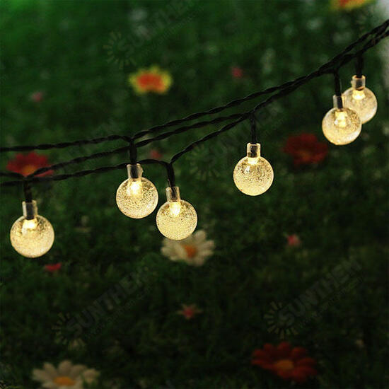 Solar 30 LED Outdoor Waterproof Party String Fairy Light Festival Ambience Lights