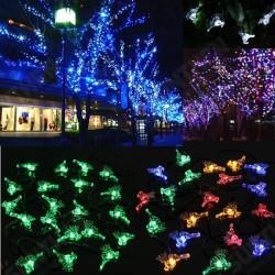 Solar Power 20 LED String Strip Lights Party Wedding Outdoor Tree Decor Lamp 5M Solar Power 20 LED String Strip Lights Party Wedding Outdoor Tree Decor Lamp 5M