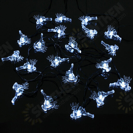 Solar Power 20 LED String Strip Lights Party Wedding Outdoor Tree Decor Lamp 5M