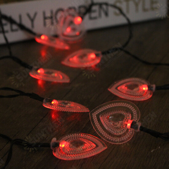 Solar Power 8 Modes 20 LED Heart Shape String Light Outdoor Garden Wedding Party Holiday Decor Lamp Solar Power 8 Modes 20 LED Heart Shape String Light Outdoor Garden Wedding Party Holiday Decor Lamp