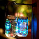 Solar Powered 1M 10LEDs Mason Jar Lid Insert Fairy String Light for Garden Christmas Party