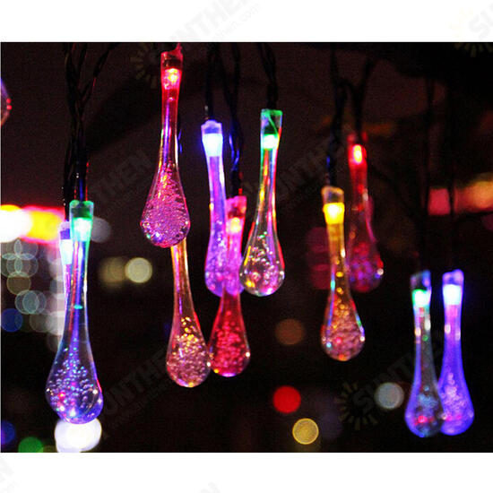 Solar Powered 30LEDs 8 Modes Fairy String Lights for Indoor Outdoor Christmas Garden Patio Party