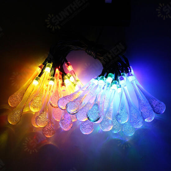 Solar Powered 30LEDs 8 Modes Fairy String Lights for Indoor Outdoor Christmas Garden Patio Party