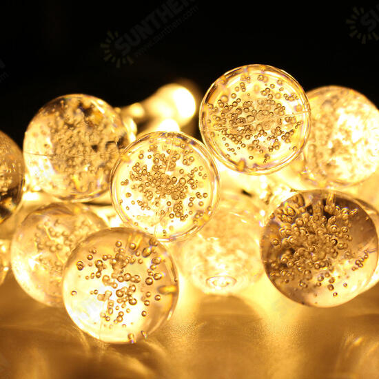 Solar Powered 30LEDs 8 Modes Fairy String Lights for Indoor Outdoor Christmas Garden Patio Party