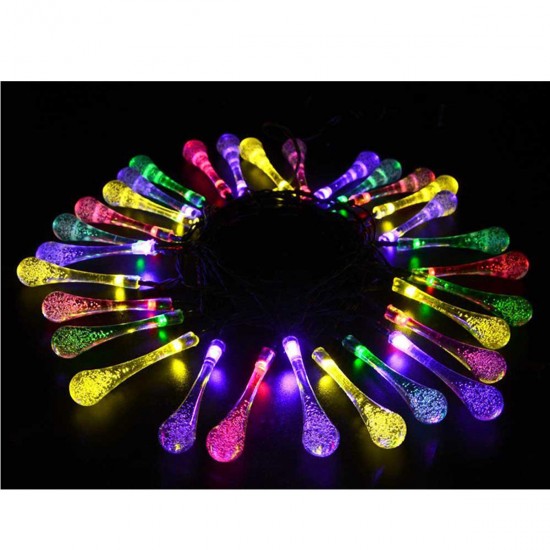 Solar Powered 30LEDs 8 Modes Fairy String Lights for Indoor Outdoor Christmas Garden Patio Party