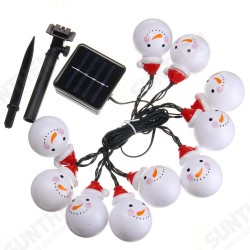 Solar Powered 3.5M 20LEDs Snowman Fairy String Light Outdoor Christmas Holiday Decoration Solar Powered 3.5M 20LEDs Snowman Fairy String Light Outdoor Christmas Holiday Decoration