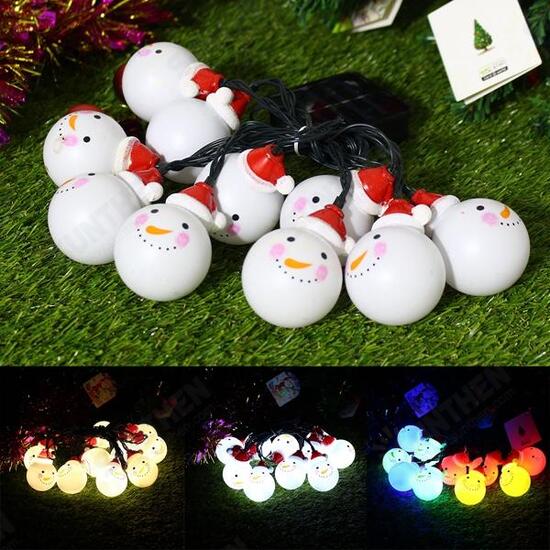 Solar Powered 3.5M 20LEDs Snowman Fairy String Light Outdoor Christmas Holiday Decoration Solar Powered 3.5M 20LEDs Snowman Fairy String Light Outdoor Christmas Holiday Decoration