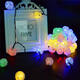 Solar Powered 5M 20LEDs Multicolor Rattan Ball String Light For Wedding Party