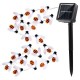 Solar Powered 5M 20LEDs Waterproof Black Yellow Bee Fairy String Light for Garden Party Christmas