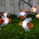 Solar Powered 5M 20LEDs Waterproof Honey Bee Fairy String Light for Garden Yard Christmas