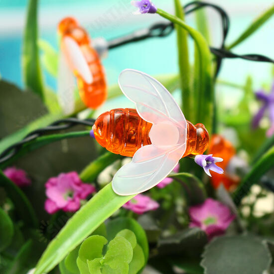 Solar Powered 5M 20LEDs Waterproof Honey Bee Fairy String Light for Garden Yard Christmas Solar Powered 5M 20LEDs Waterproof Honey Bee Fairy String Light for Garden Yard Christmas