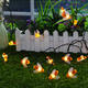 Solar Powered 5M 20LEDs Waterproof Honey Bee Fairy String Light for Garden Yard Christmas