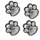 Solar Powered Pure White 4 Dog Animal Paw Print Outdoor LED Fairy String Lights for Garden Solar Powered Pure White 4 Dog Animal Paw Print Outdoor LED Fairy String Lights for Garden