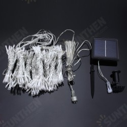 Solar Powered Waterproof Two Installations 300 LEDs Fairy Curtain String Light For Christmas Solar Powered Waterproof Two Installations 300 LEDs Fairy Curtain String Light For Christmas