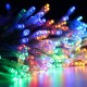 Solar Powered Waterproof Two Installations 300 LEDs Fairy Curtain String Light For Christmas