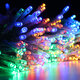 Solar Powered Waterproof Two Installations 300 LEDs Fairy Curtain String Light For Christmas