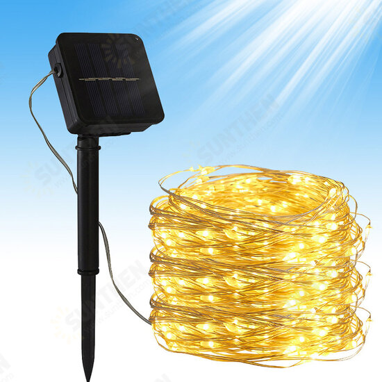 Solar String Light 300 LED 8 Modes Copper Wire Lights Solar Powered Fairy Lights Solar String Light 300 LED 8 Modes Copper Wire Lights Solar Powered Fairy Lights