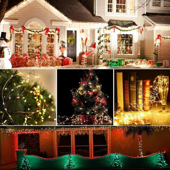 Solar String Light 300 LED 8 Modes Copper Wire Lights Solar Powered Fairy Lights Solar String Light 300 LED 8 Modes Copper Wire Lights Solar Powered Fairy Lights