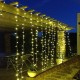 6x3M 600LED USB LED Curtain Fairy String Lights Hanging Backdrop Wall Lamp Wedding Xmas Party Decoration Lights