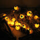 Specter Skeleton Ghost Eyes Pattern Halloween LED String Light Holiday Funny Party Outdoor Indoor Decoration