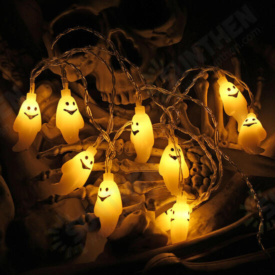 Specter Skeleton Ghost Eyes Pattern Halloween LED String Light Holiday Funny Party Outdoor Indoor Decoration Specter Skeleton Ghost Eyes Pattern Halloween LED String Light Holiday Funny Party Outdoor Indoor Decoration