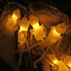 Specter Skeleton Ghost Eyes Pattern Halloween LED String Light Holiday Funny Party Outdoor Indoor Decoration