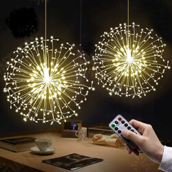 USB 120/150/180 LED Hanging Firework Fairy String Light Party Home Wedding Decor USB 120/150/180 LED Hanging Firework Fairy String Light Party Home Wedding Decor
