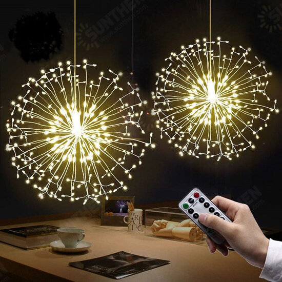 USB 120/150/180 LED Hanging Firework Fairy String Light Party Home Wedding Decor USB 120/150/180 LED Hanging Firework Fairy String Light Party Home Wedding Decor