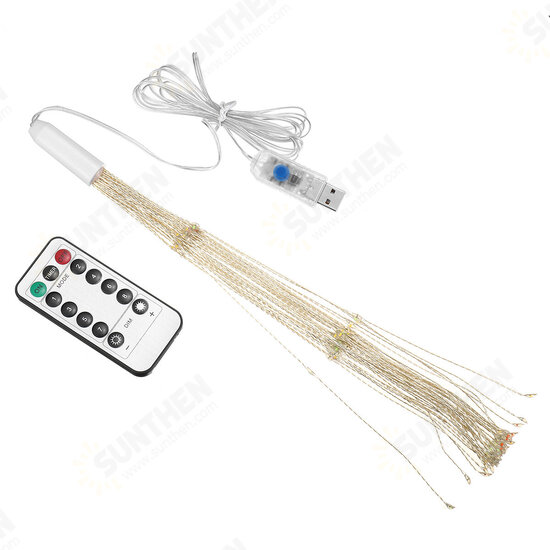 USB 120/150/180 LED Hanging Firework Fairy String Light Party Home Wedding Decor