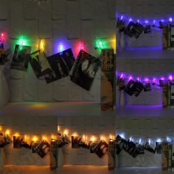 USB 2.2M 20LED Photo Peg Clip Shapes DIY Fairy String Light Xmas for Hanging Picture USB 2.2M 20LED Photo Peg Clip Shapes DIY Fairy String Light Xmas for Hanging Picture